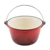 Ceaun inalt din fonta emailata, 4l