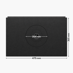 Plita din fontă cu un ochi 475 mm x 315 mm