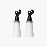 Set mânere ceramice pentru uși de sobă, șemineu și cuptor