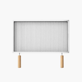 Grătar inox 600 x 400 mm, bare rotative 6 mm, mânere detașabile – Standard