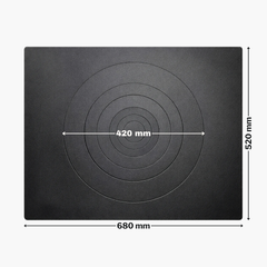 Plită din fontă 680 mm L x 520 mm l