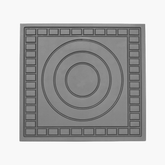 PLITA DIN FONTA CU UN OCHI FALS 420 mm L x 400 mm l