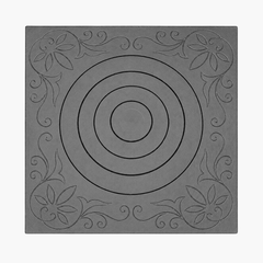 Plită din fontă model floral 400 mm x 420 mm