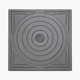 Plită din fontă cu un ochi 400 mm x 400 mm