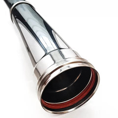 BURLAN INOX CU GARNITURA LUNGIME 30 cm GROSIME 0.5 mm