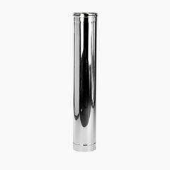 Burlan din inox cu garnitură, lungime 100 cm, grosime 0.5 mm