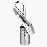 Capac terminal tip cocoș din inox pentru coș de fum