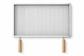Grătar inox 700 x 600 mm, bare rotative 6 mm, mânere detașabile – Standard