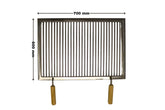 Grătar inox 700x600mm - Standard