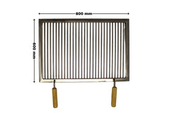 Grătar inox 800x600mm - ECO