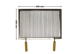 Grătar inox 800x600mm - Standard