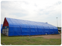 PRELATA IMPERMEABILA 90 gr mp DIMENSIUNE 3x4 m, ALBASTRA