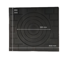 PLITA DIN FONTA 400 mm L x 350 mm l