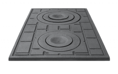 PLITA DIN FONTA CU DOUA OCHIURI 490 mm L x 310 mm l