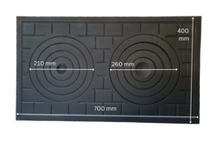 PLITA DIN FONTA 700 mm L x 400 mm l, GROSIME 15 mm