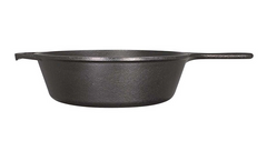 TIGAIE INALTA ROTUNDA DIN FONTA CU MANER 26 CM LODGE L-8DSK3