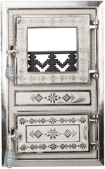 USA SOBA MONOBLOC CU GEAM MOTIVE ROMANESTI NICHELATA