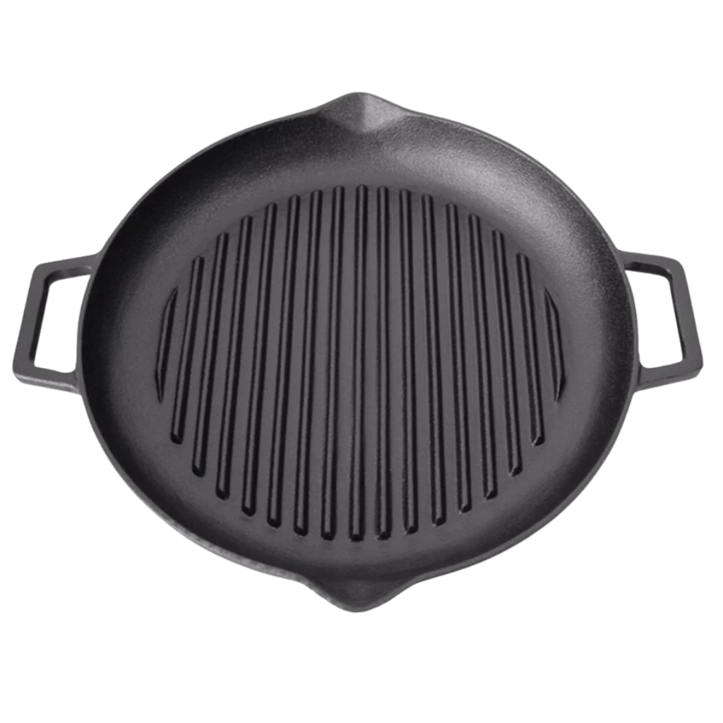 Placă rotundă din fontă cu mânere