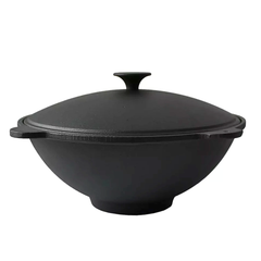 Wok din fontă cu capac 51 cm