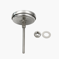 Termometru inox pentru cuptoare pe lemne 300°C