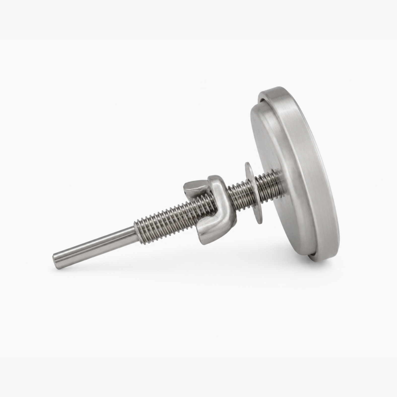 Termometru inox pentru cuptoare pe lemne 400°C