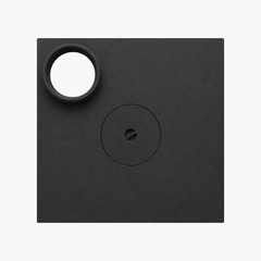 Plita din fontă cu un ochi și gât burlan 380 mm x 380 mm