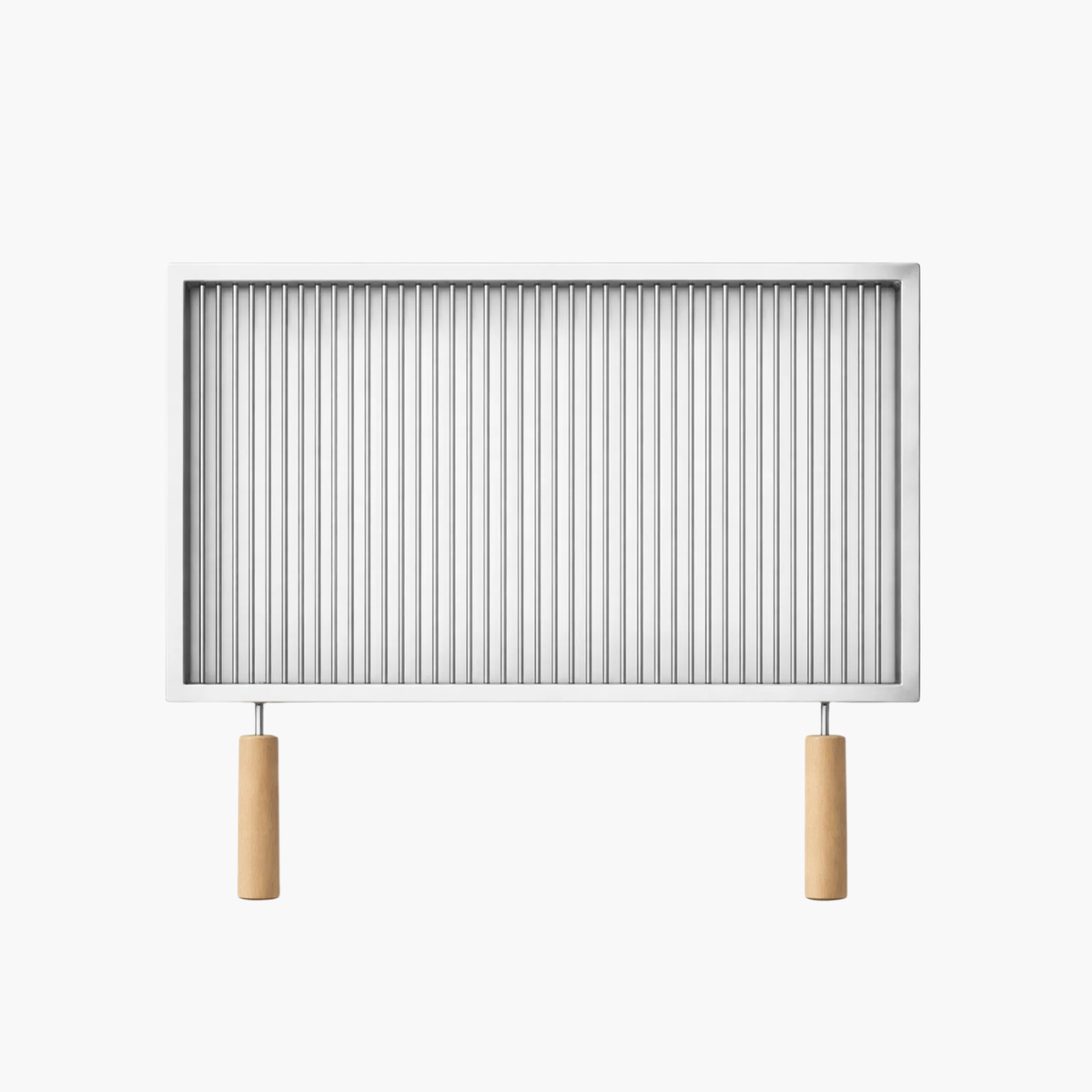 Grătar inox 700 x 500 mm, bare rotative 6 mm, mânere detașabile – Standard