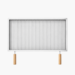 Grătar inox 800 x 500 mm, bare rotative 6 mm, mânere detașabile – Standard