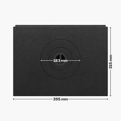 Plita din fontă cu un ochi 395 mm x 315 mm