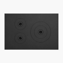Plită din fontă cu trei ochiuri 533 mm L x 377 mm l