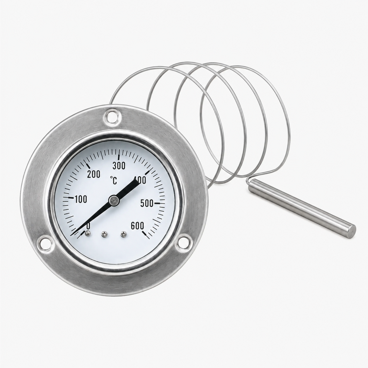Termometru pentru cuptor cu sondă și capilar, 0-600°C
