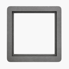 PLITA DIN FONTA CU RAMA SI CU UN OCHI 690 mm L x 660 mm l