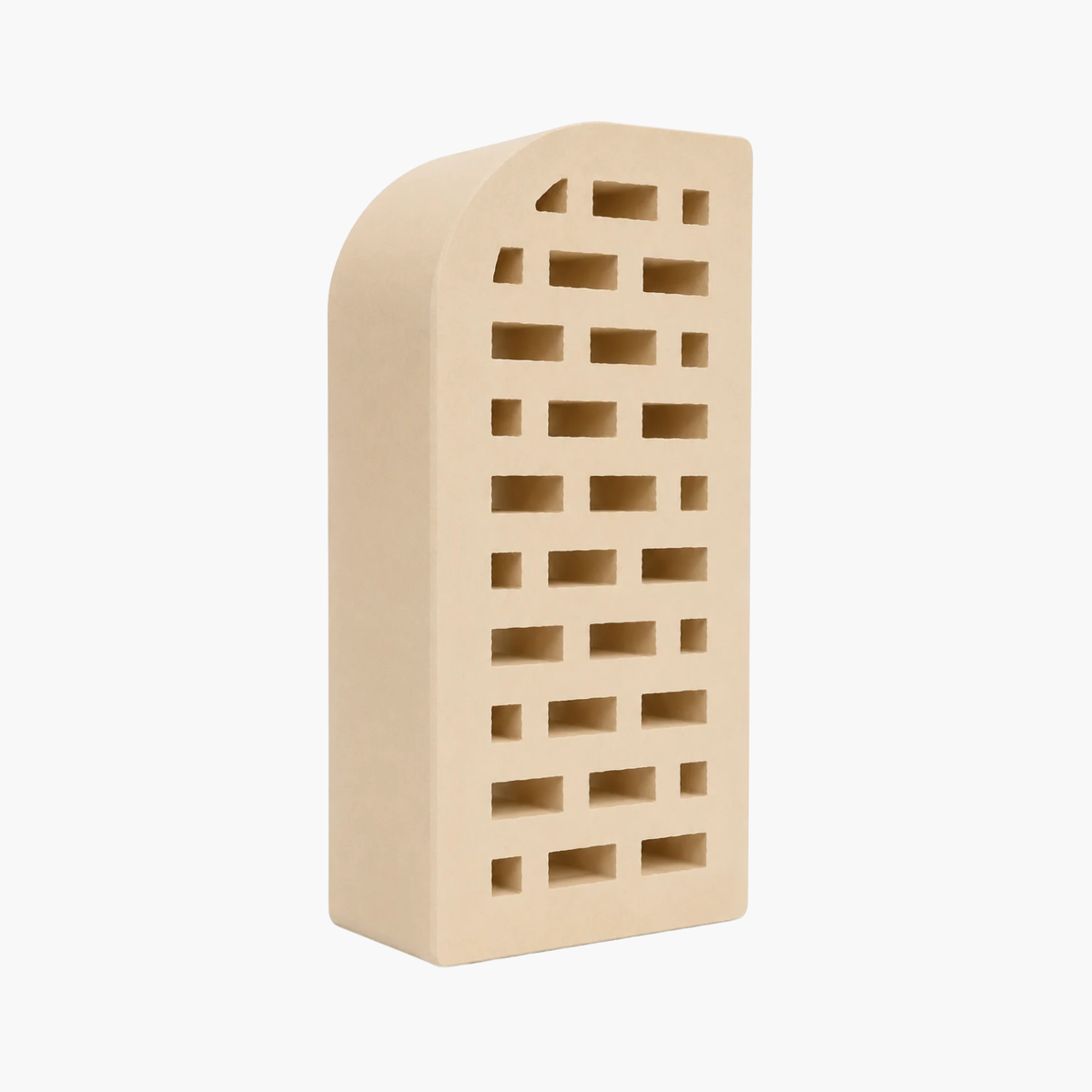 Cărămidă Klinker Cristal, colț rotunjit pentru fațade, garduri și grătare – 250 × 120 × 65 mm