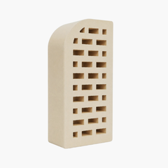 Cărămidă Cristal, colț rotunjit pentru fațade, garduri și grătare – 250 × 120 × 65 mm