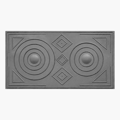 Plită din fontă model cu desen romb 700 mm x 400 mm