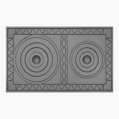 Plită din fontă model tradițional 700 mm x 400 mm