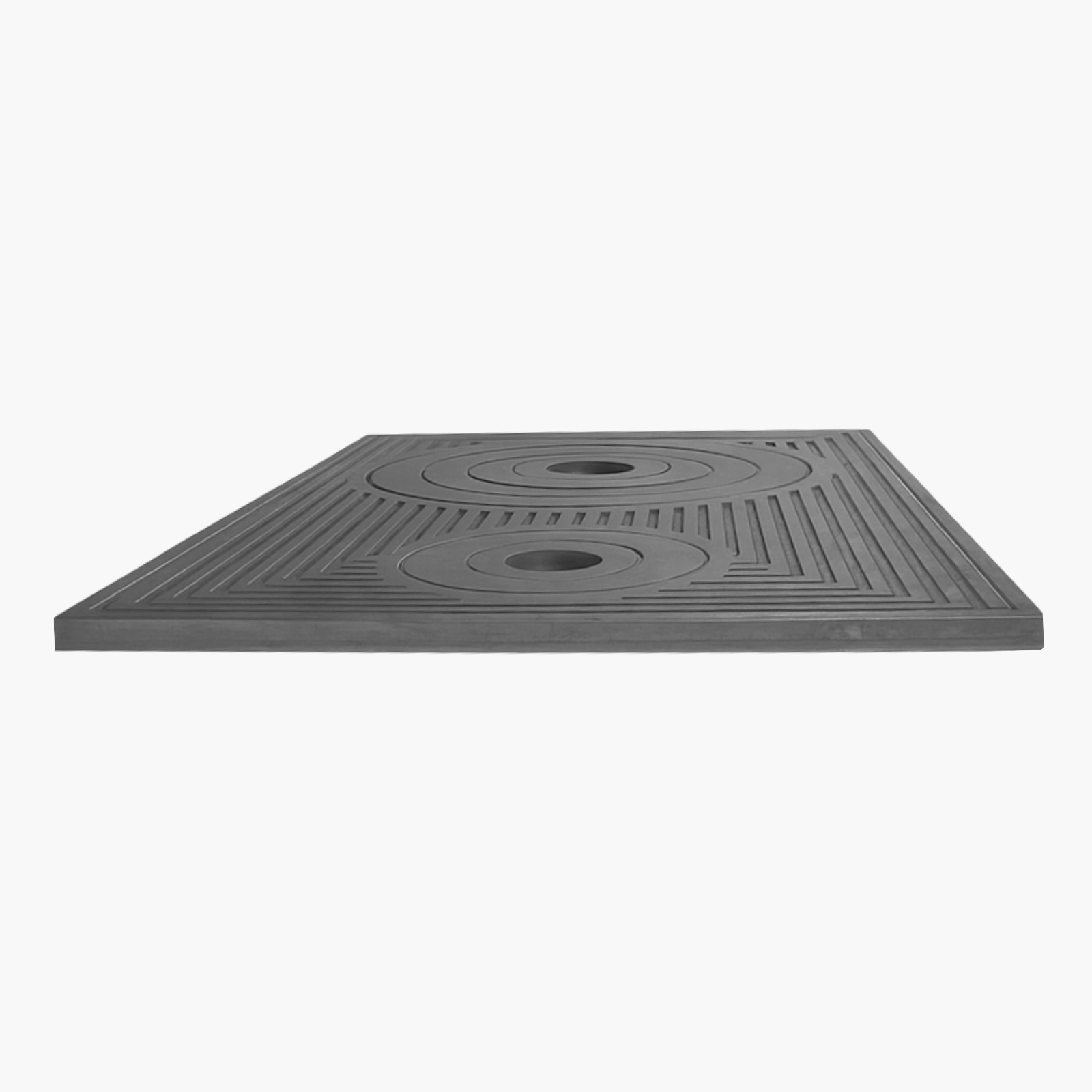 Plita din fonta 870 L x 570 mm l cu doua ochiuri