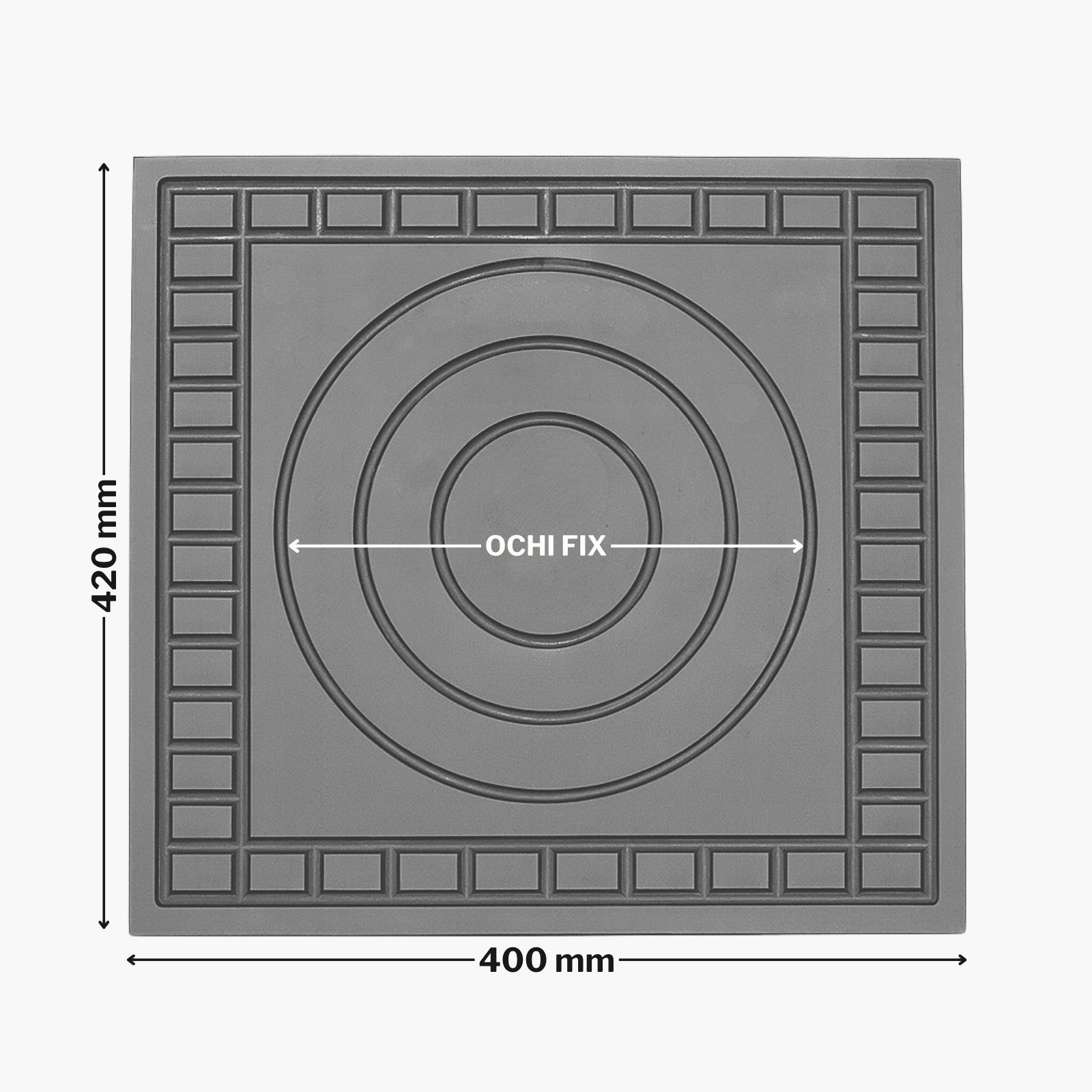 PLITA DIN FONTA CU UN OCHI FALS 420 mm L x 400 mm l
