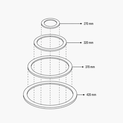 PLITA DIN FONTA 530 mm L x 560 mm l, GROSIME 17 mm