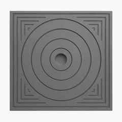 PLITA DIN FONTA CU RAMA SI CU UN OCHI 690 mm L x 660 mm l