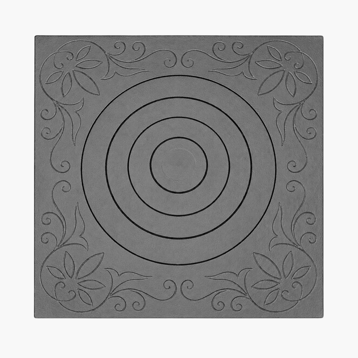 Plită din fontă model floral 400 mm x 420 mm