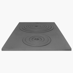 PLITA DIN FONTA CU DOUA OCHIURI 870 mm L x 570 mm l