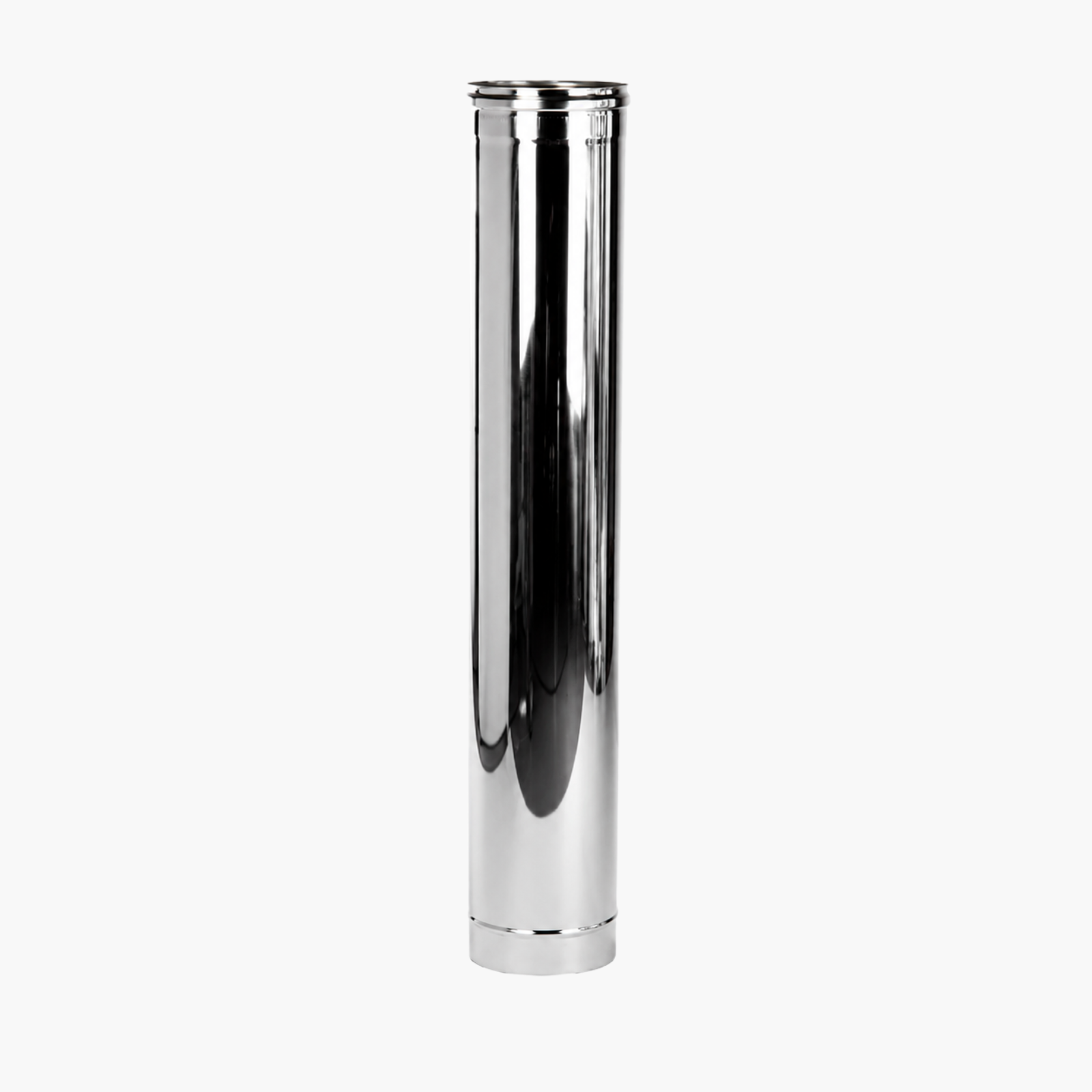 Burlan din inox cu garnitură, lungime 30 cm, grosime 0.5 mm