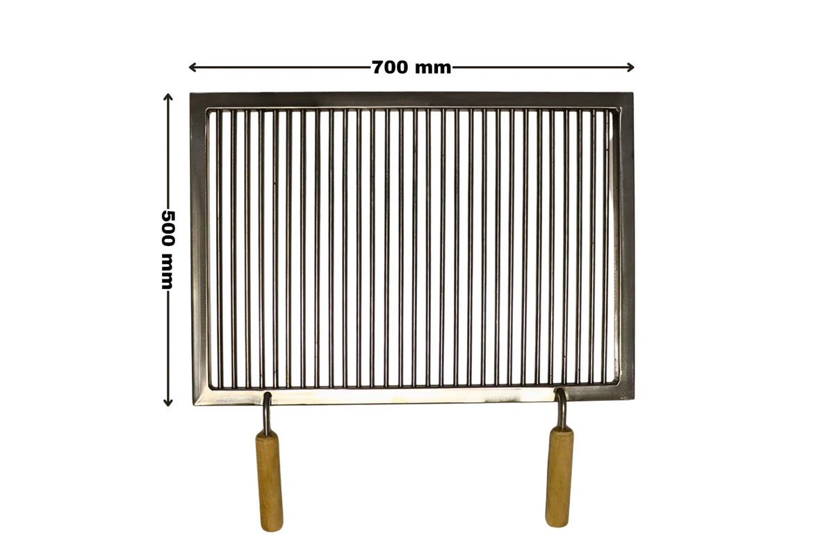 Grătar inox 700x500mm - ECO