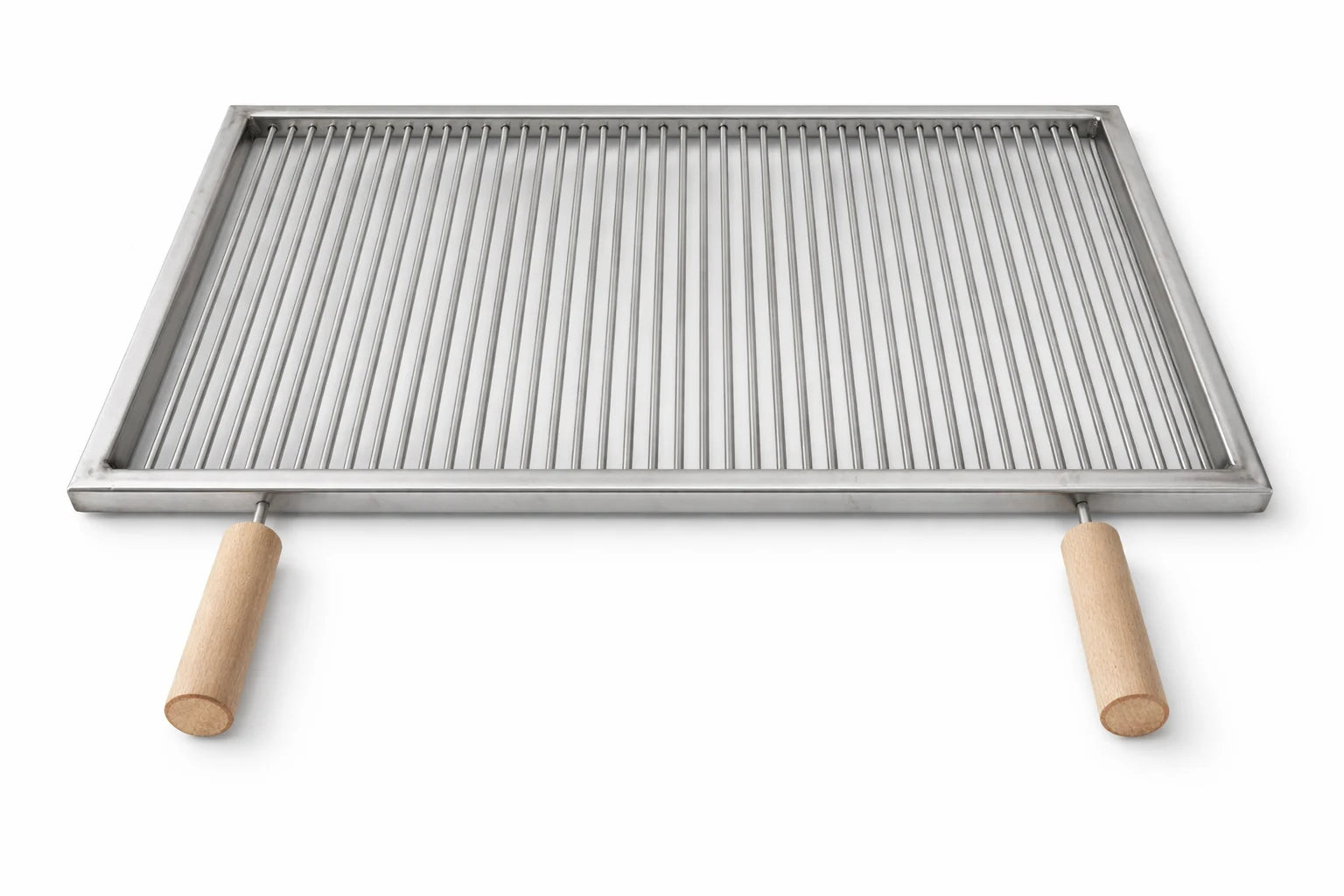 Grătar inox 700 x 600 mm, bare rotative 6 mm, mânere detașabile – Standard