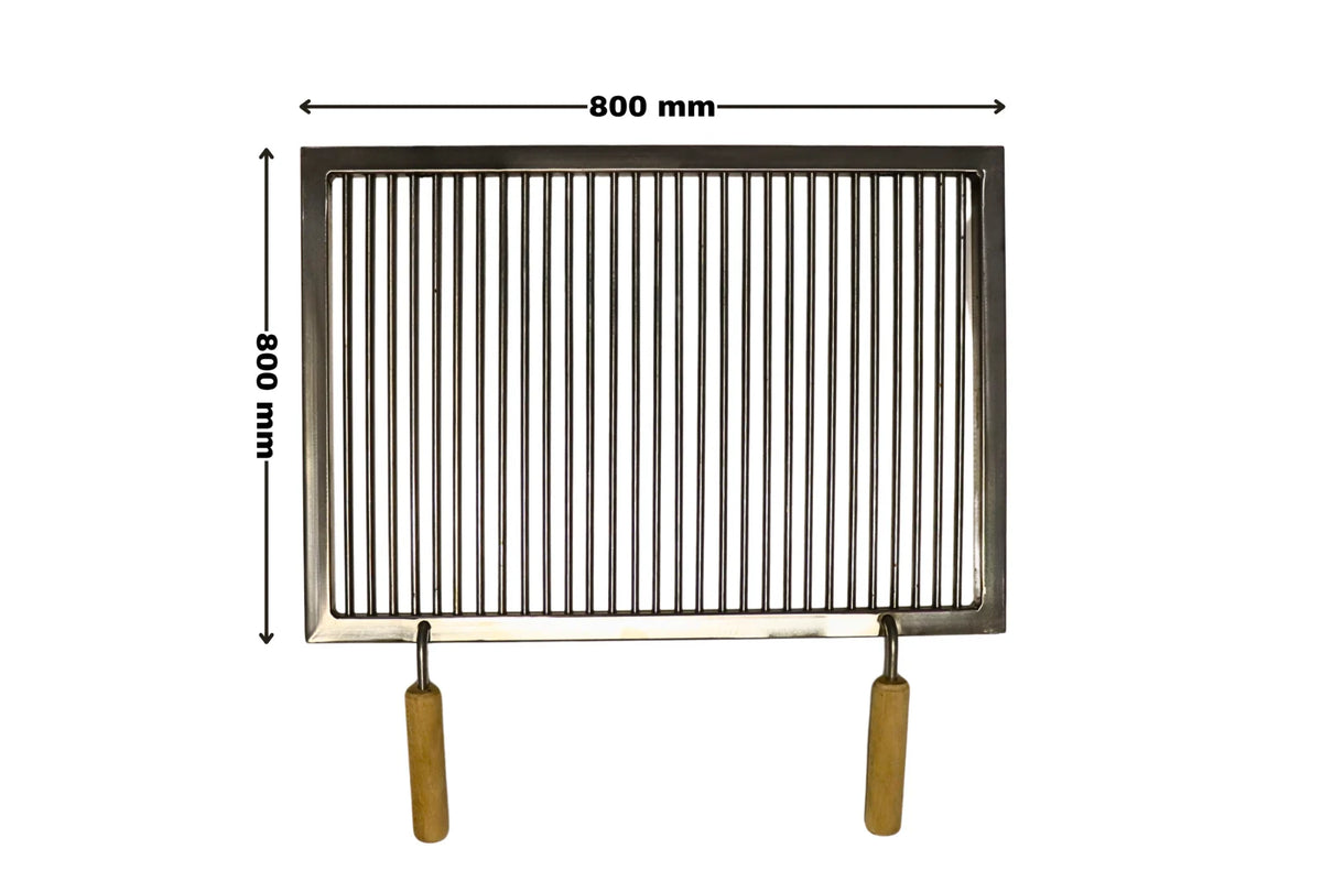 Grătar inox 800x800mm - ECO