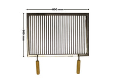 Grătar inox 800x800mm - ECO