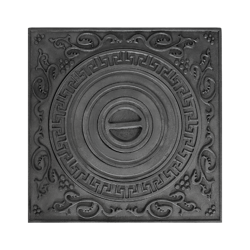 PLITĂ DIN FONTĂ VS CU DESEN 530 mm L x 530 mm l