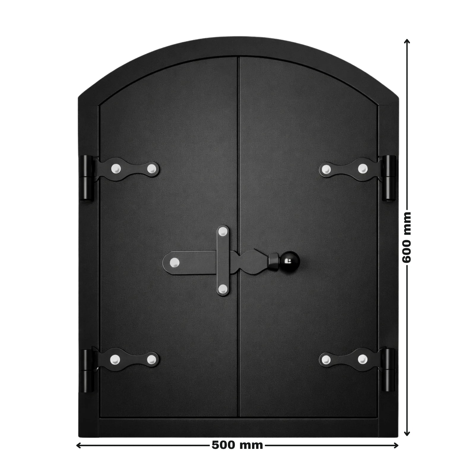 Ușă de afumătoare din oțel 600 mm x 500 mm