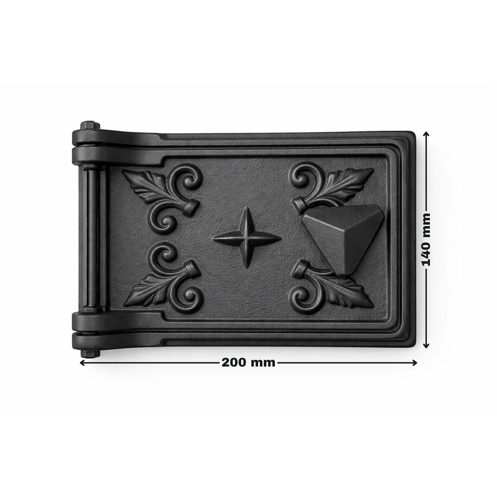 UȘĂ DE VIZITARE HORN DIN FONTĂ 200 x 140 mm